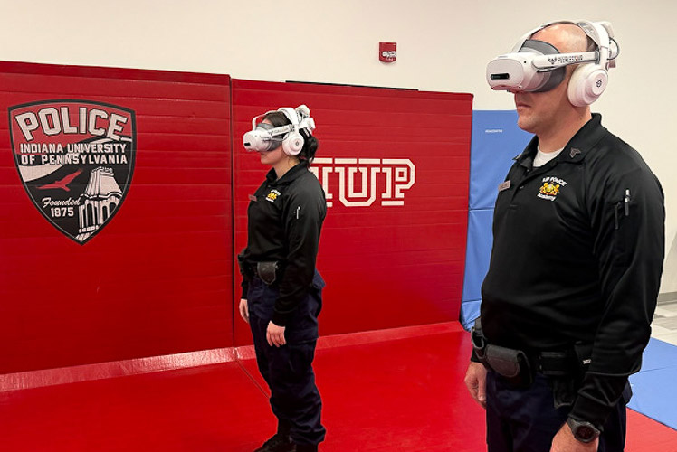 Cadets train with state-of-the-art virtual reality technology that simulates complex, real-world scenarios.