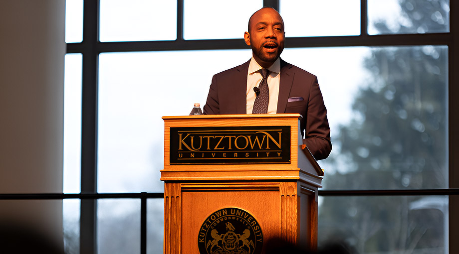 Cornell William Brooks speaks at Kutztown University's Ujima Conference