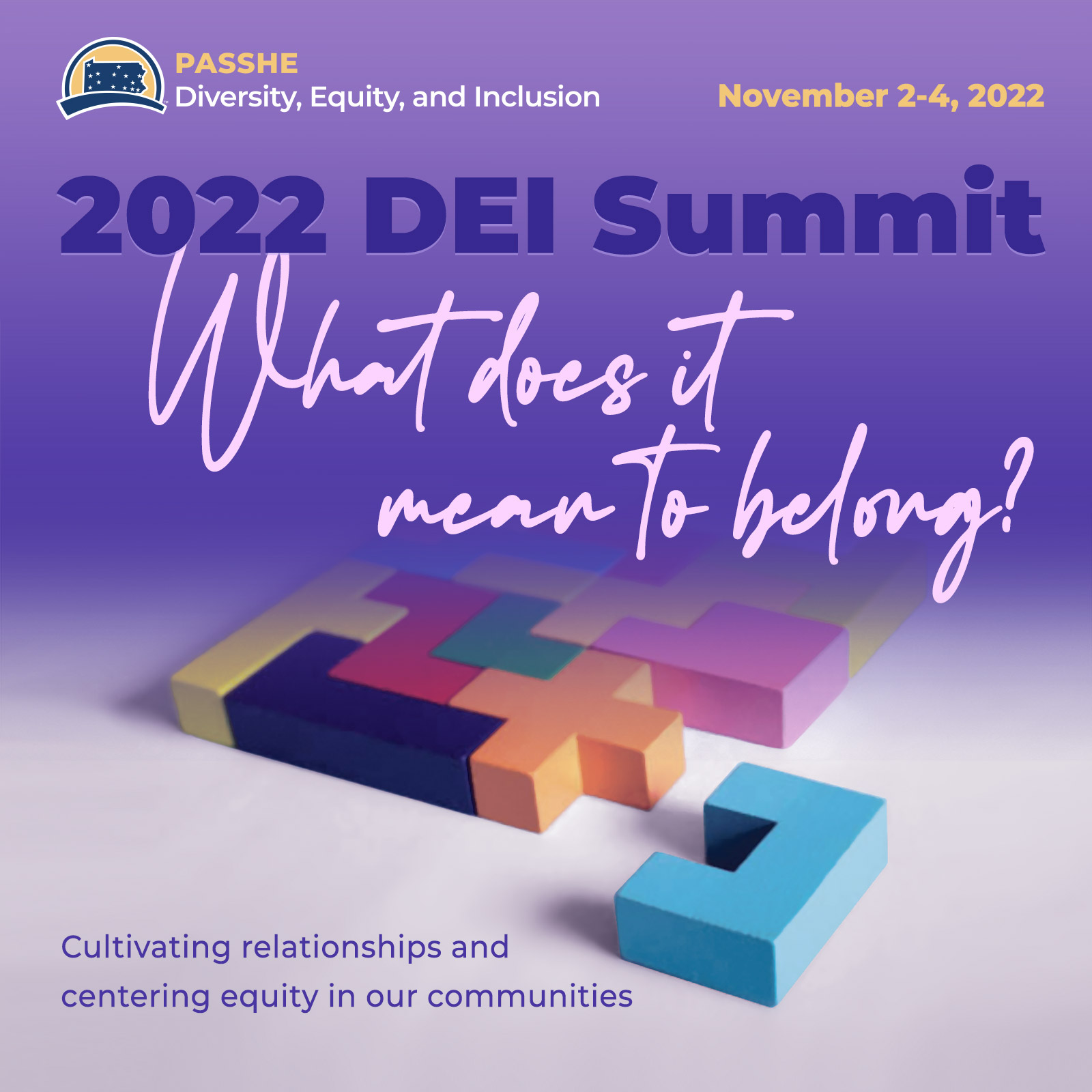 2022 DEI Summit Poster Graphic for social media