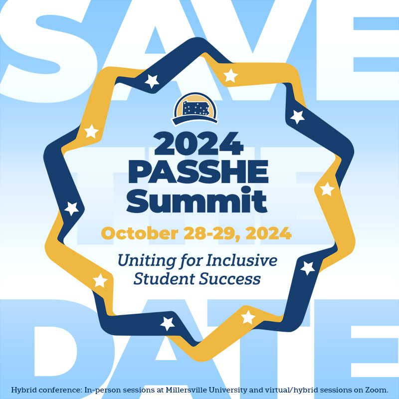 2024 PASSHE Summit announcement banner graphic