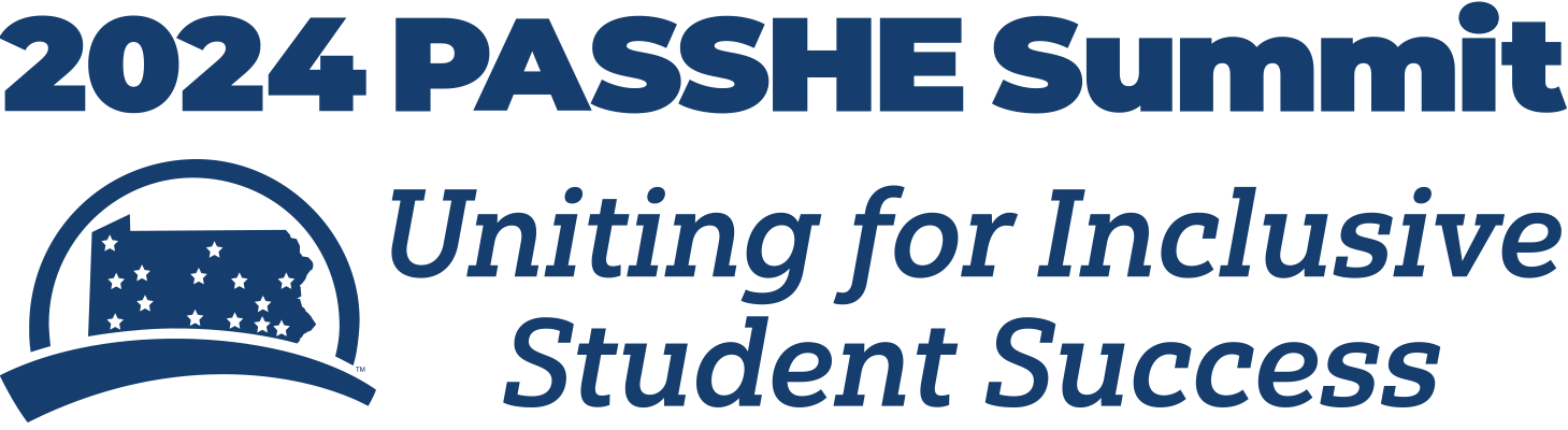 2024 PASSHE Summit Horizontal Logo for Light Backgrounds