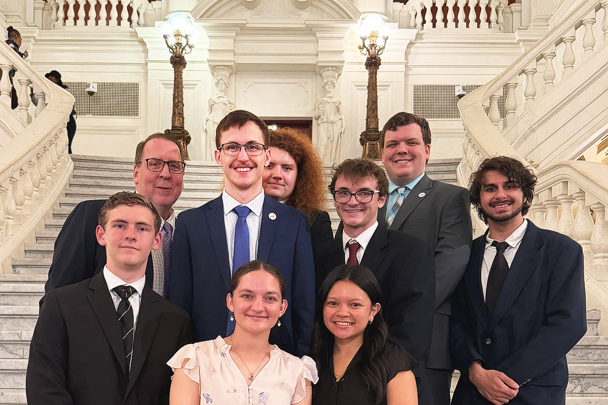 Jason Zavala, political science major at East Stroiudsburg University